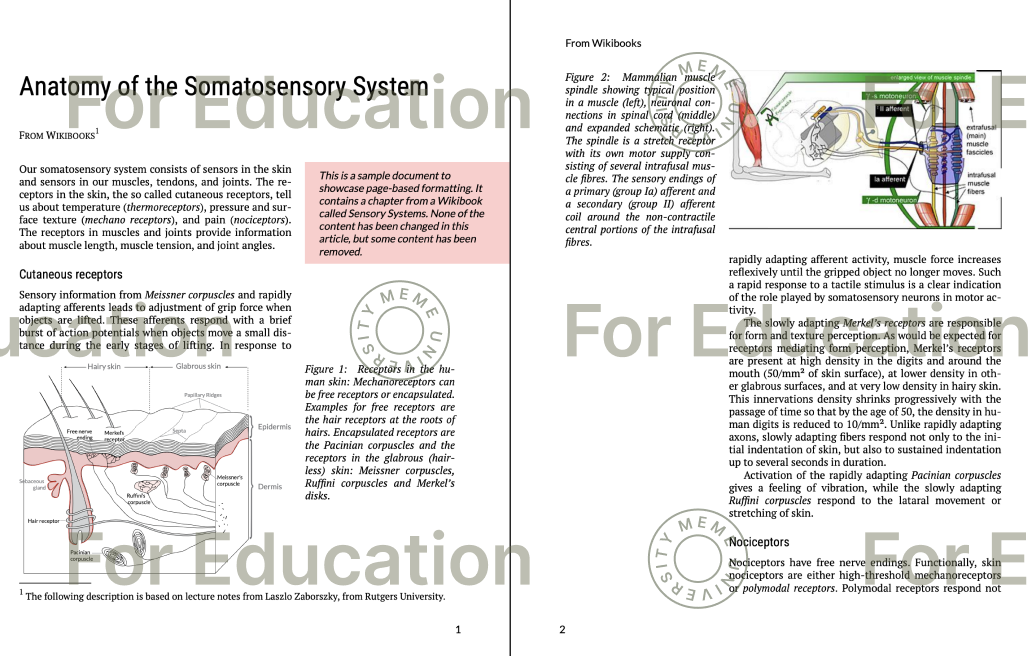 PDF watermark removal example – preserve layout